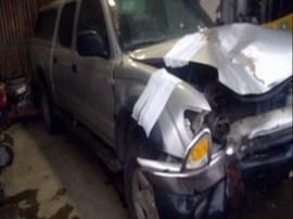 2001 TOYOTA TACOMA SILVER SR5 CREW CAB 3.4 AT 4WD,  Z24883